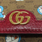 GUCCI Long Wallet Purse 647786 PVC Brown Doraemon collaboration Women Used Authentic