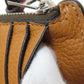 LOEWE Coin case leather Brown anagram
