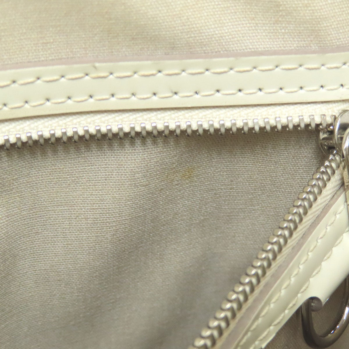 LOUIS VUITTON Tote Bag M40334 Epi white Blair GM