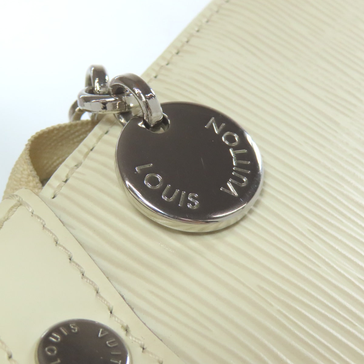 LOUIS VUITTON Tote Bag M40334 Epi white Blair GM
