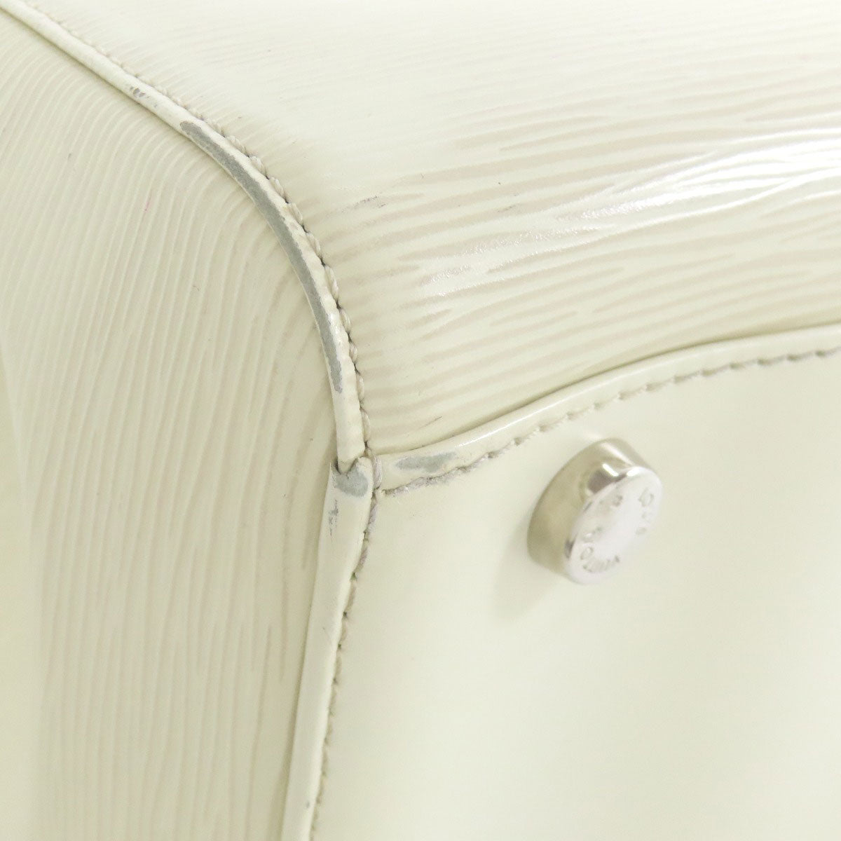 LOUIS VUITTON Tote Bag M40334 Epi white Blair GM