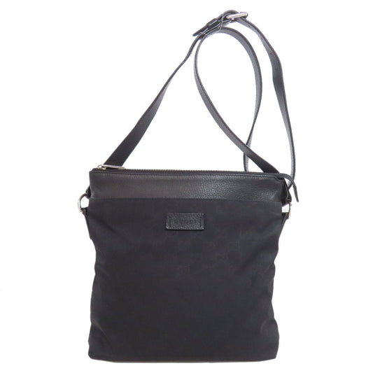 GUCCI Shoulder Bag 510342 Nylon black GG outlet