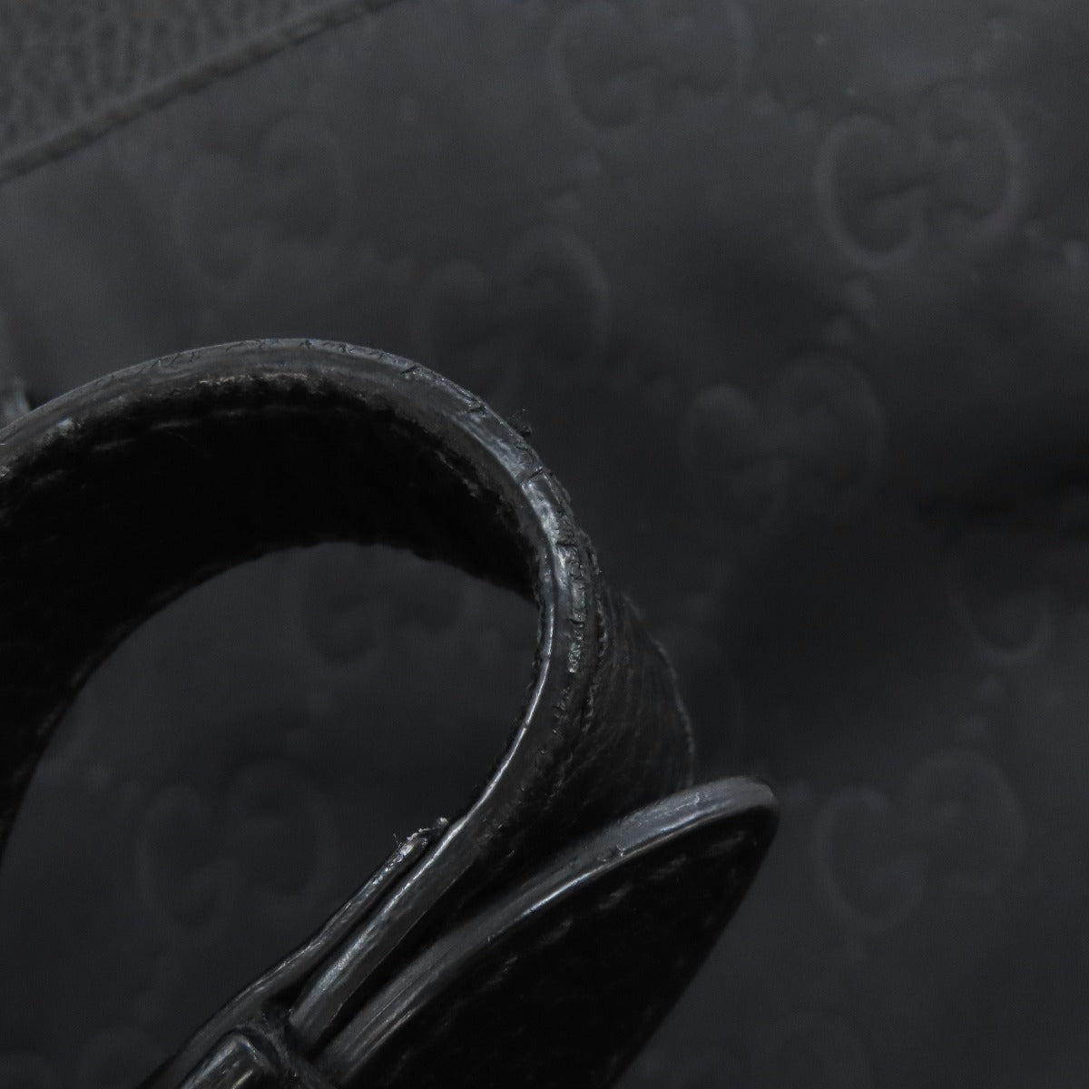 GUCCI Shoulder Bag 510342 Nylon black GG outlet
