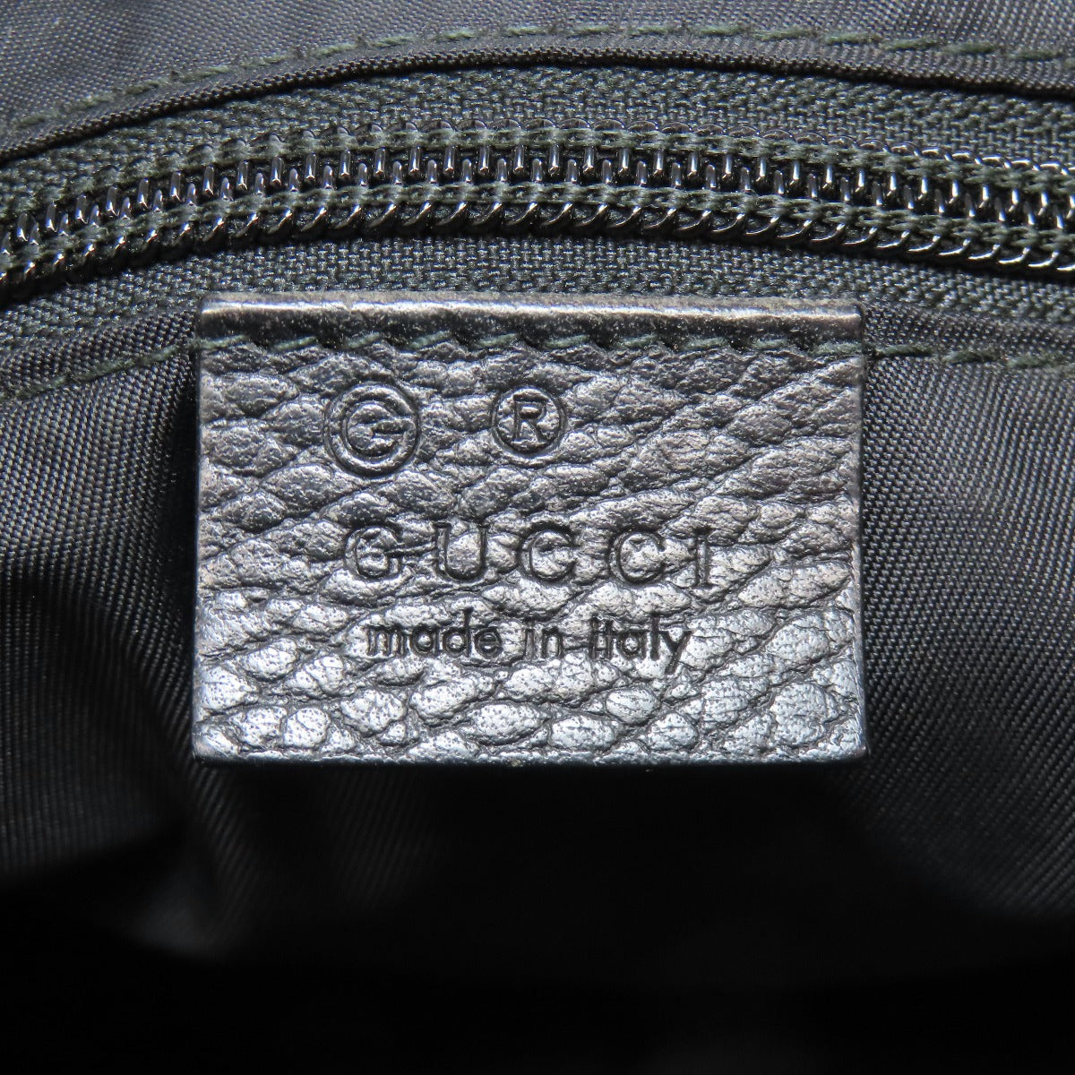 GUCCI Shoulder Bag 510342 Nylon black GG outlet