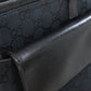 GUCCI Business bag 015・3712 canvas black GG pattern 2WAY