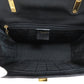 CELINE Handbag leather black logo Women Used Authentic