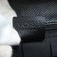 CELINE Handbag leather black logo Women Used Authentic
