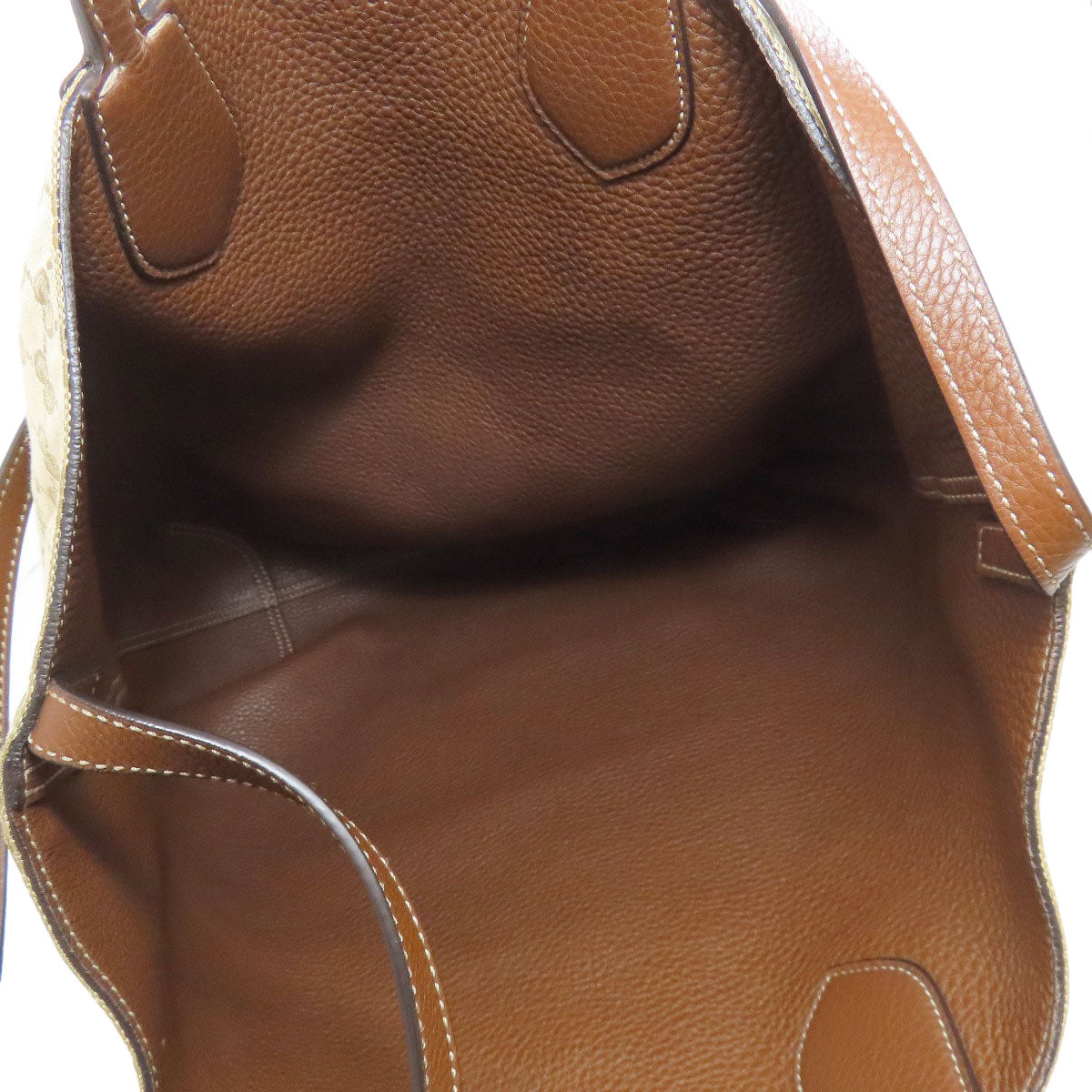 GUCCI Tote Bag 370823 canvas Brown GG pattern reversible 2WAY
