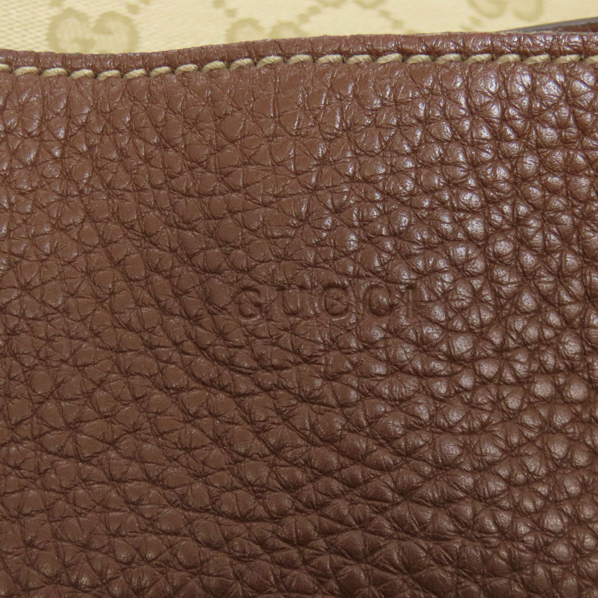 GUCCI Tote Bag 370823 canvas Brown GG pattern reversible 2WAY
