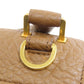 CELINE Handbag Calfskin Brown Trapeze 2WAY