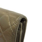 CHANEL Bifold Wallet Calfskin gold Cambon Line SilverMetal