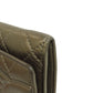 CHANEL Bifold Wallet Calfskin gold Cambon Line SilverMetal