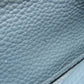 PRADA Long Wallet Purse leather blue logo