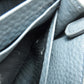 PRADA Long Wallet Purse leather blue logo