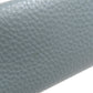 PRADA Long Wallet Purse leather blue logo