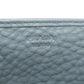 PRADA Long Wallet Purse leather blue logo