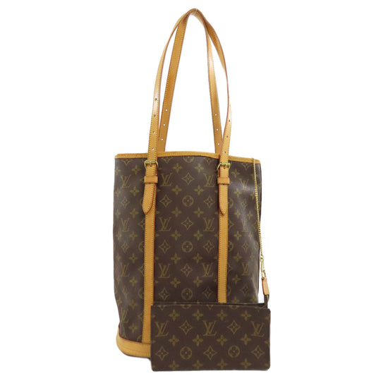 LOUIS VUITTON Tote Bag M42236 Monogram canvas Brown Bucket L Bucket GM Women Used Authentic