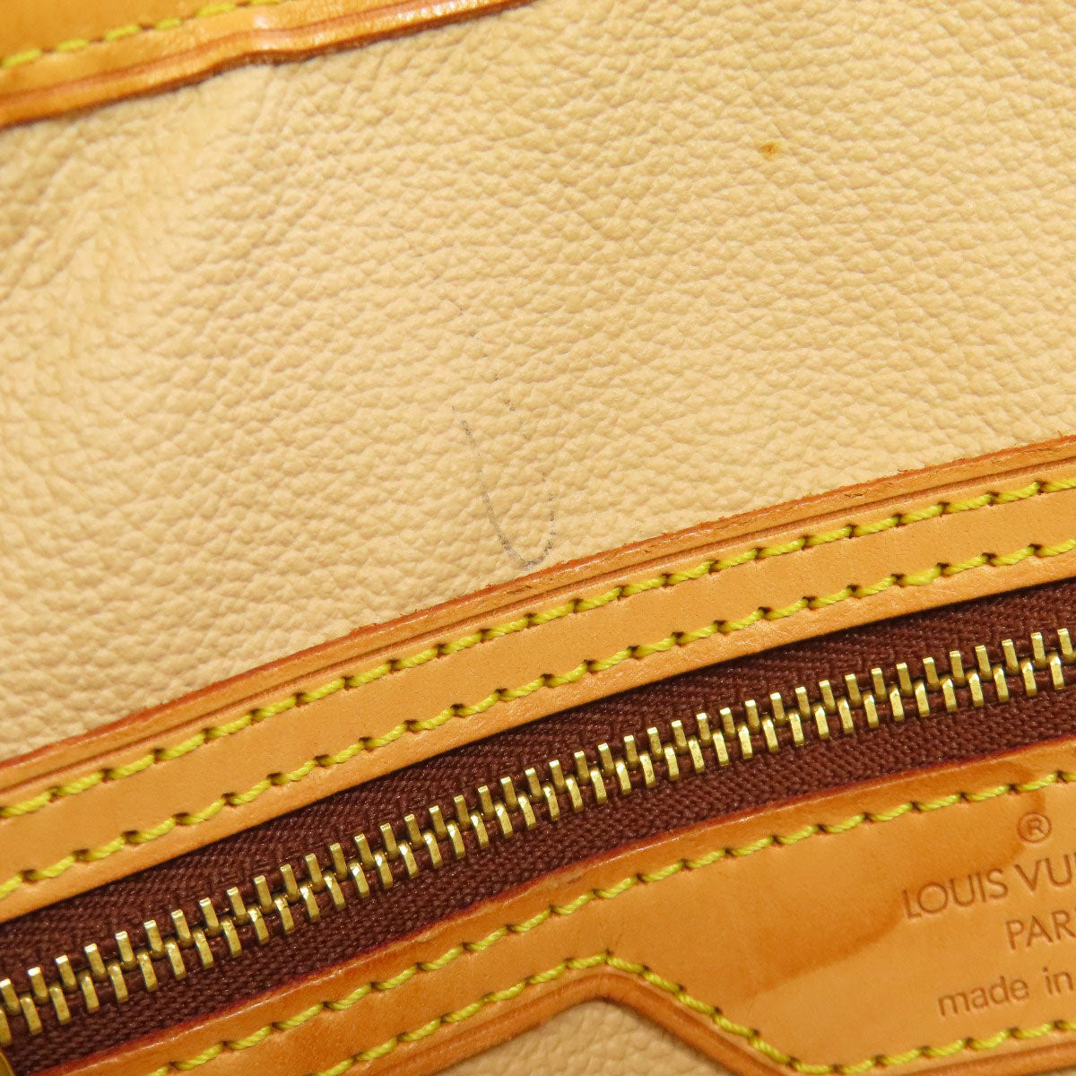 LOUIS VUITTON Tote Bag M42236 Monogram canvas Brown Bucket L Bucket GM Women Used Authentic