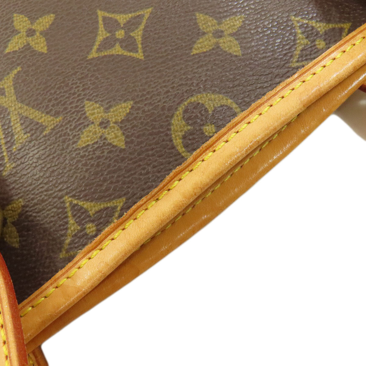 LOUIS VUITTON Tote Bag M42236 Monogram canvas Brown Bucket L Bucket GM Women Used Authentic