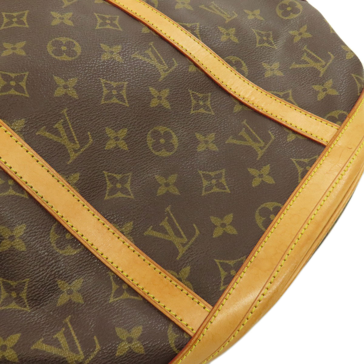 LOUIS VUITTON Tote Bag M42236 Monogram canvas Brown Bucket L Bucket GM Women Used Authentic