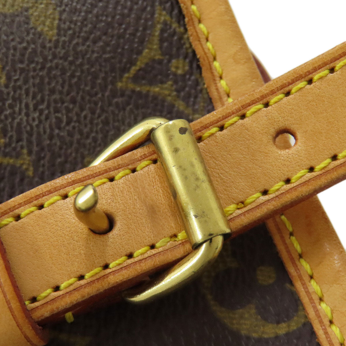 LOUIS VUITTON Tote Bag M42236 Monogram canvas Brown Bucket L Bucket GM Women Used Authentic