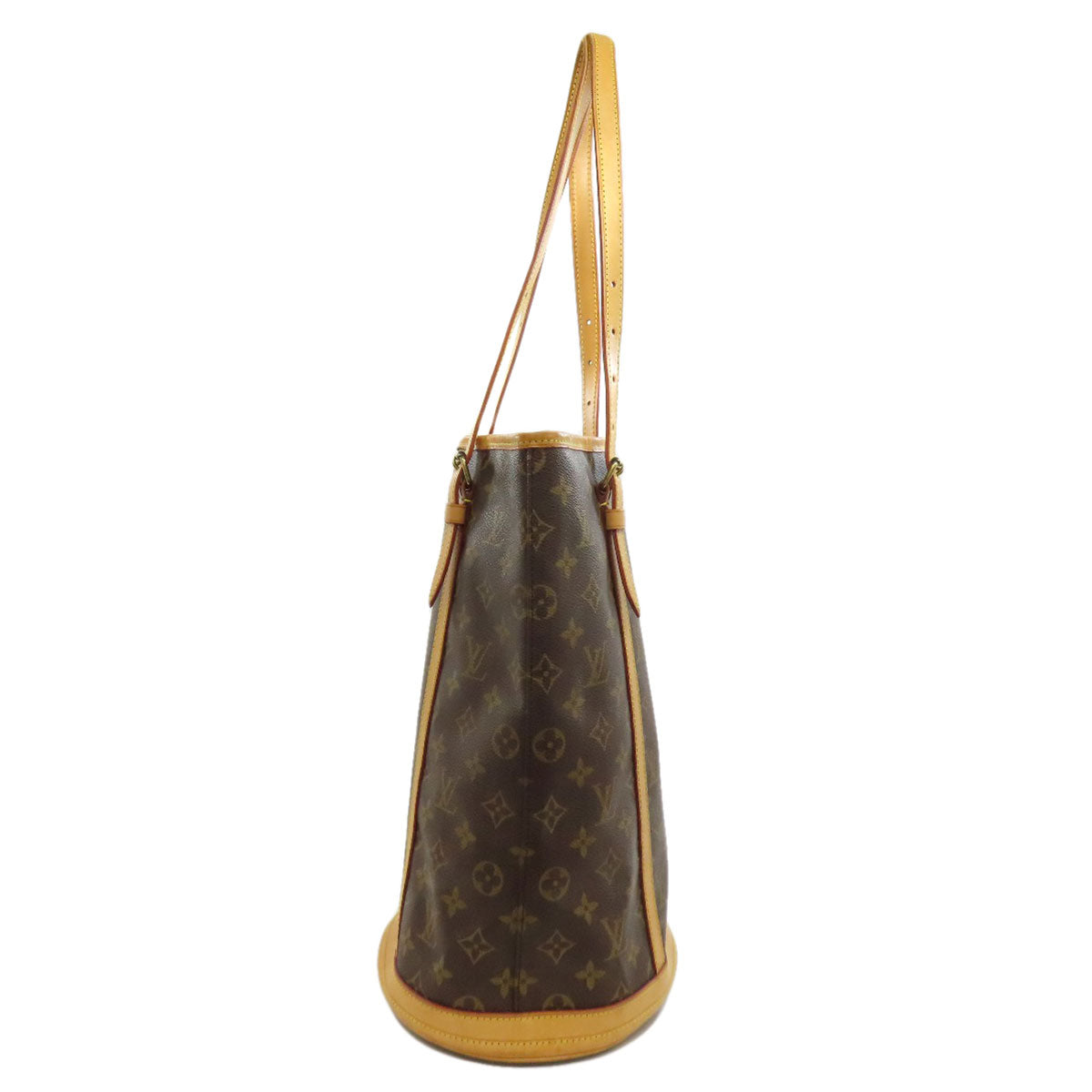 LOUIS VUITTON Tote Bag M42236 Monogram canvas Brown Bucket L Bucket GM Women Used Authentic