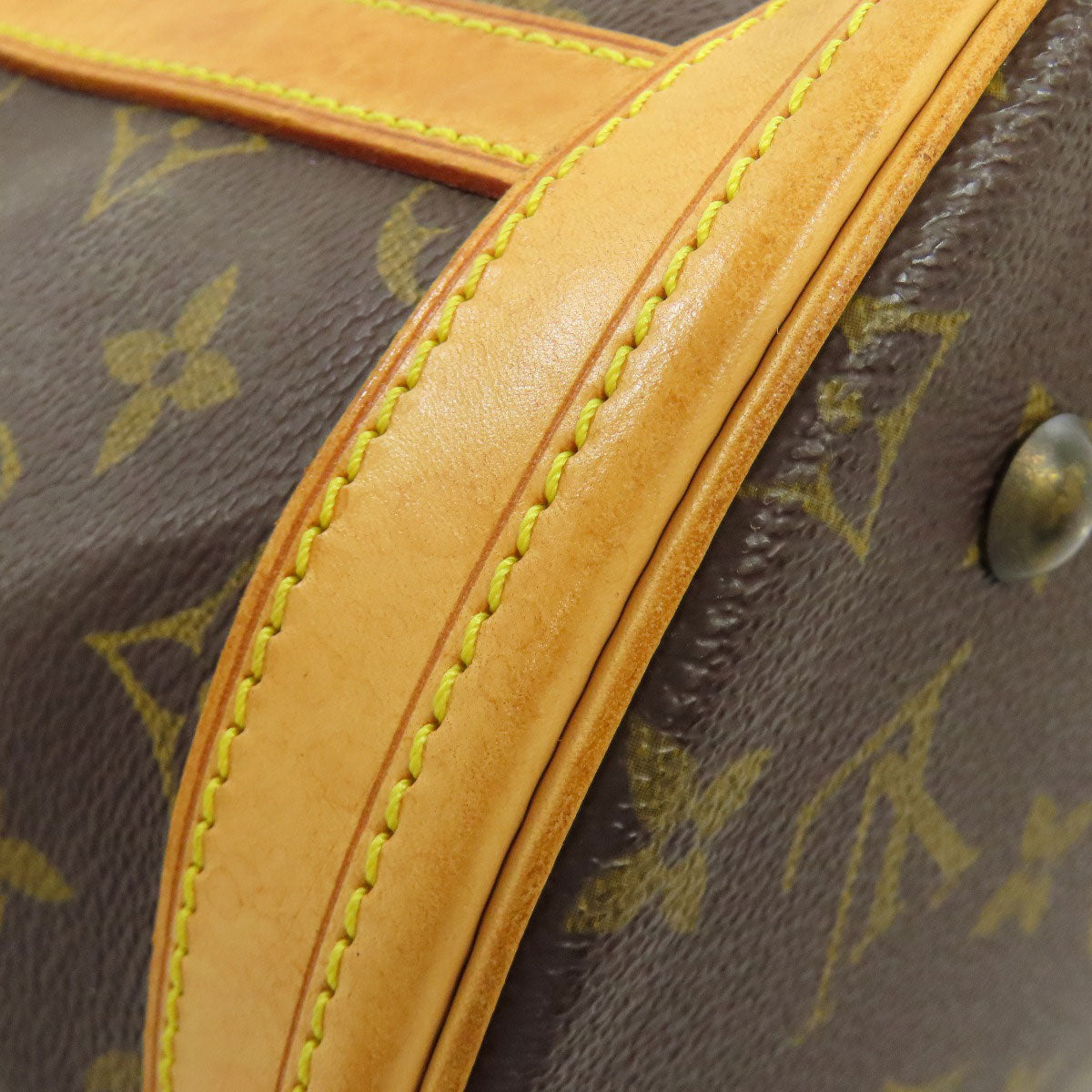 LOUIS VUITTON Tote Bag M42236 Monogram canvas Brown Bucket L Bucket GM Women Used Authentic