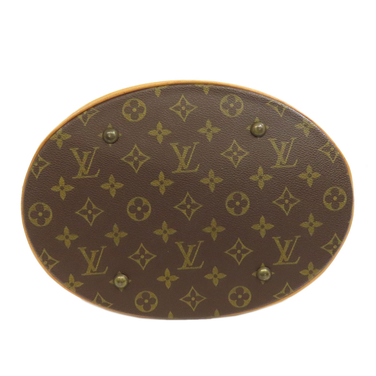 LOUIS VUITTON Tote Bag M42236 Monogram canvas Brown Bucket L Bucket GM Women Used Authentic