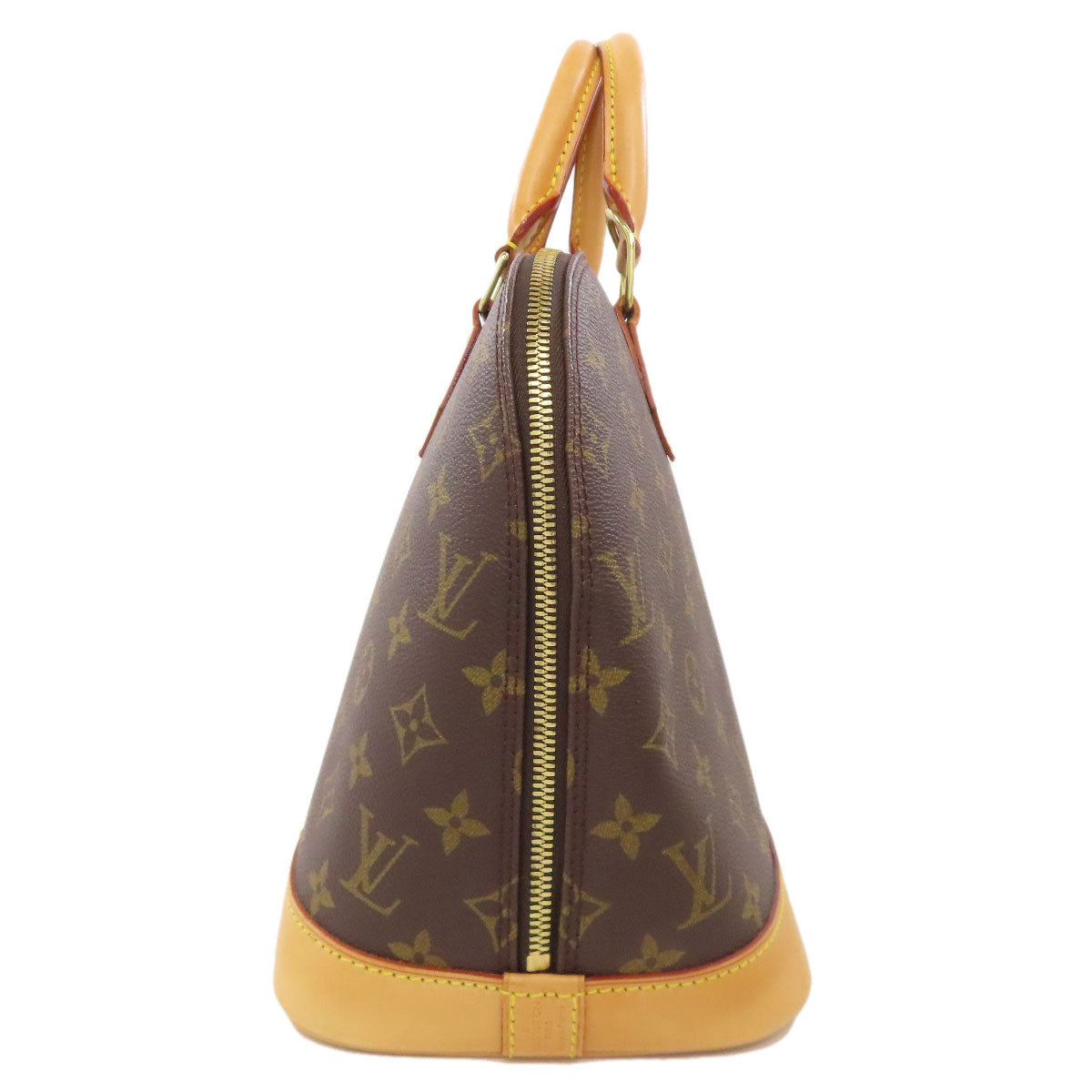 LOUIS VUITTON Handbag M51130 Monogram canvas Brown Alma Women Used Authentic