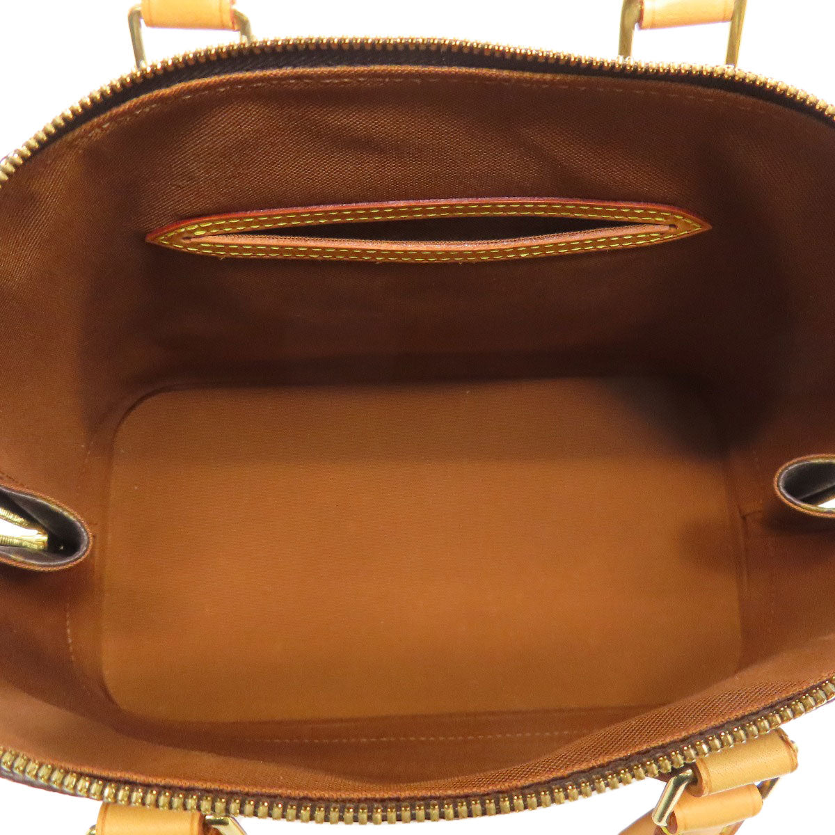 LOUIS VUITTON Handbag M51130 Monogram canvas Brown Alma Women Used Authentic