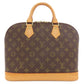 LOUIS VUITTON Handbag M51130 Monogram canvas Brown Alma