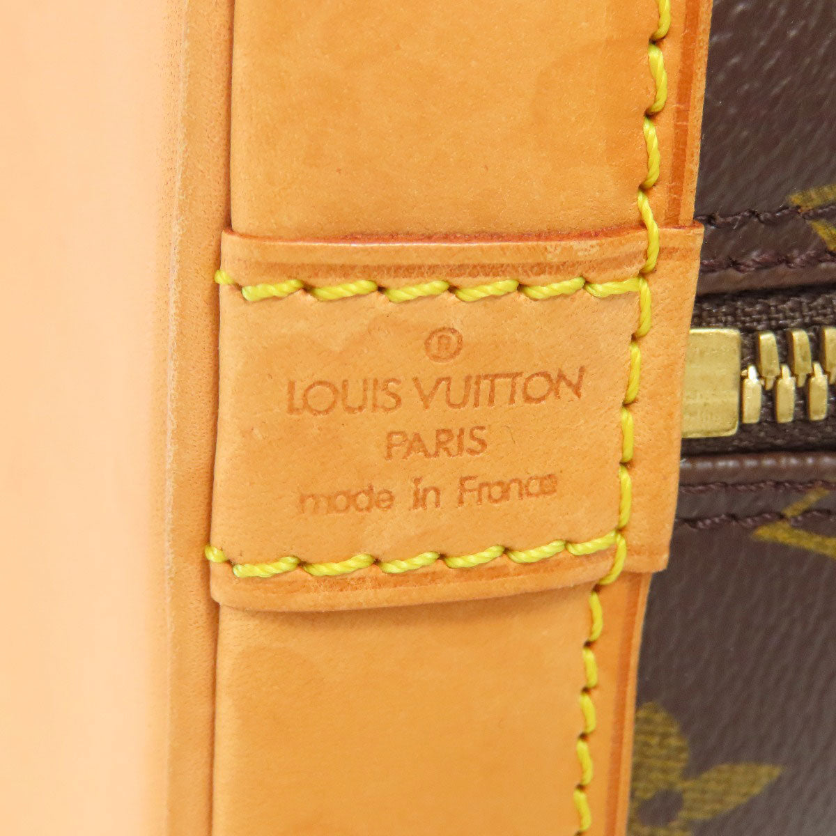 LOUIS VUITTON Handbag M51130 Monogram canvas Brown Alma