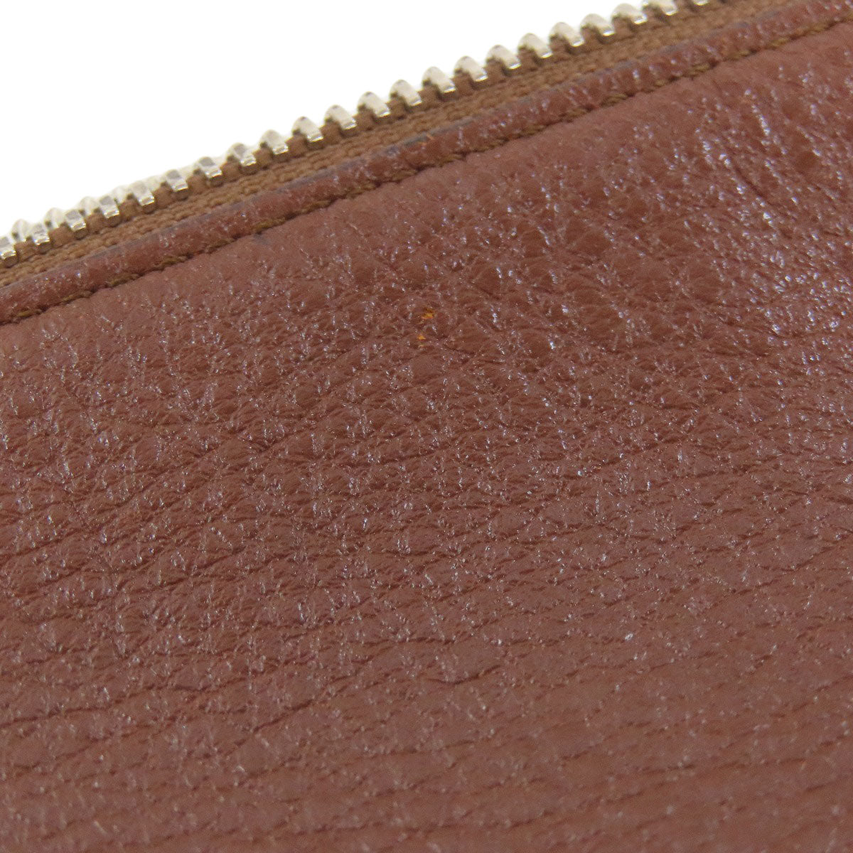 LOEWE Shoulder Bag Calfskin Brown logo Women Used Authentic