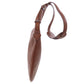 LOEWE Shoulder Bag Calfskin Brown logo Women Used Authentic