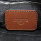 LOEWE Shoulder Bag Calfskin Brown logo Women Used Authentic