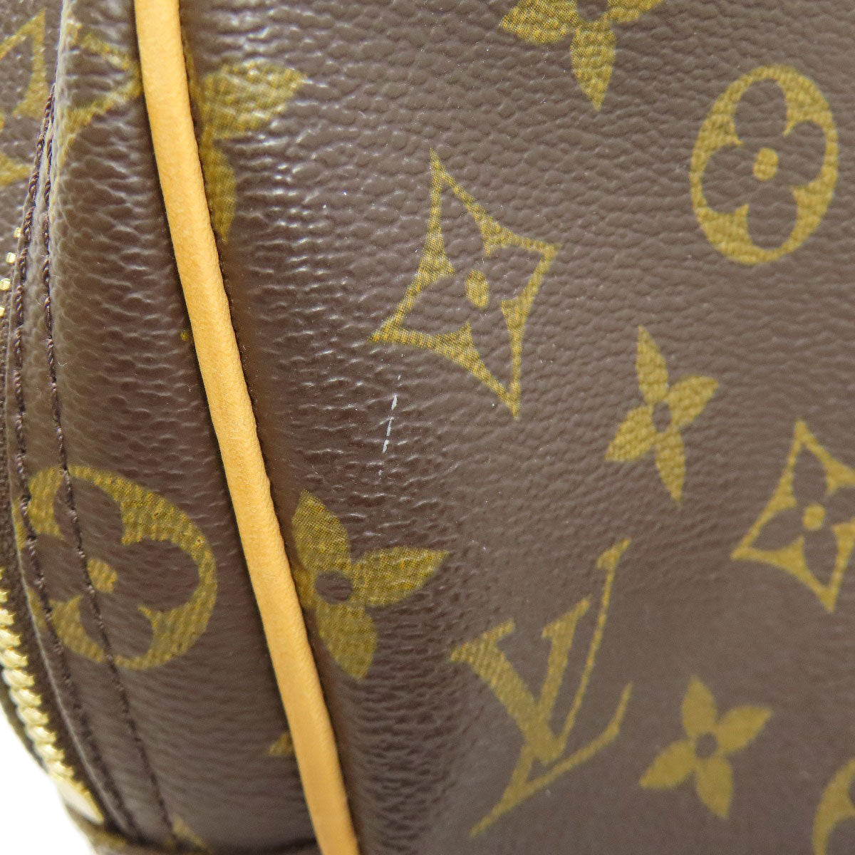 LOUIS VUITTON Shoulder Bag M45254 Monogram canvas Brown Reporter 28 Women Used Authentic