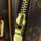 LOUIS VUITTON Shoulder Bag M45254 Monogram canvas Brown Reporter 28 Women Used Authentic