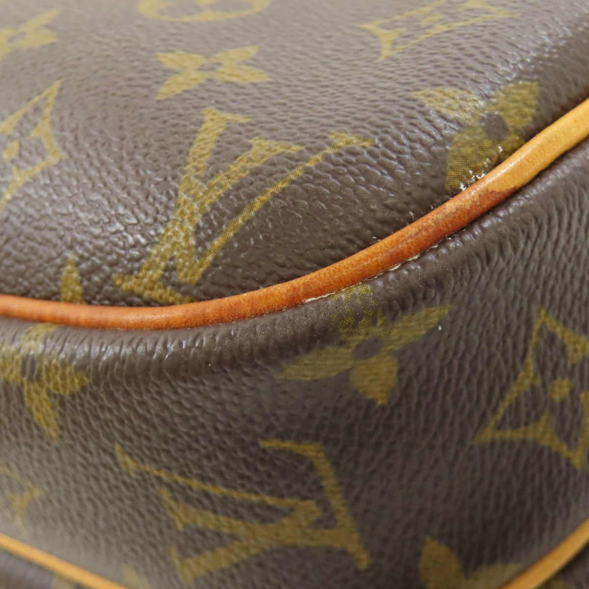 LOUIS VUITTON Shoulder Bag M45254 Monogram canvas Brown Reporter 28 Women Used Authentic