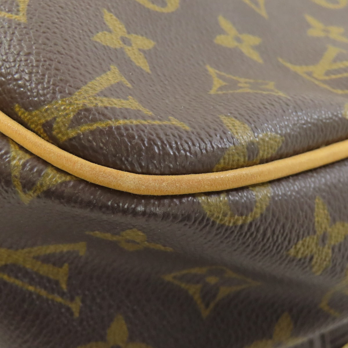 LOUIS VUITTON Shoulder Bag M45254 Monogram canvas Brown Reporter 28 Women Used Authentic