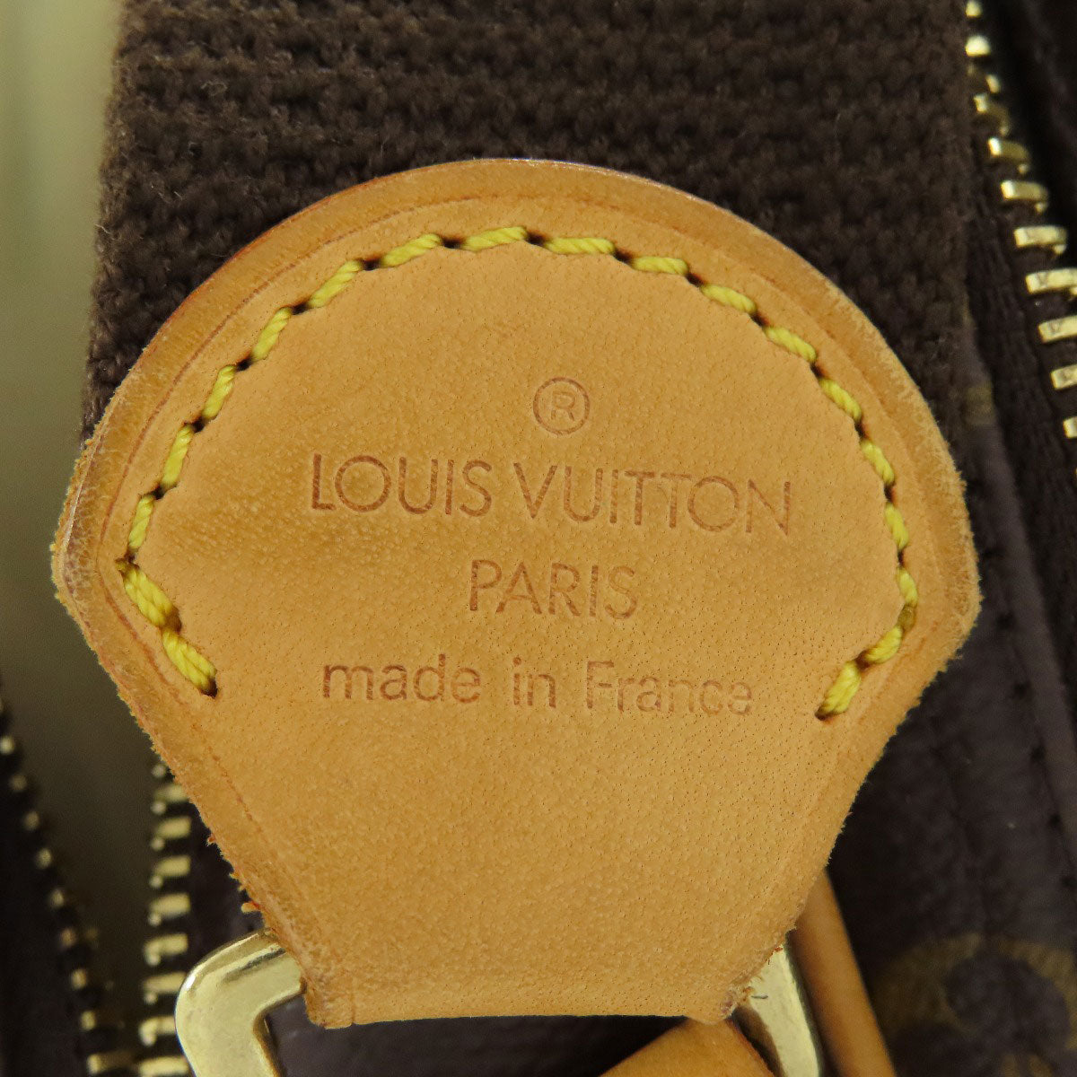 LOUIS VUITTON Shoulder Bag M45254 Monogram canvas Brown Reporter 28 Women Used Authentic