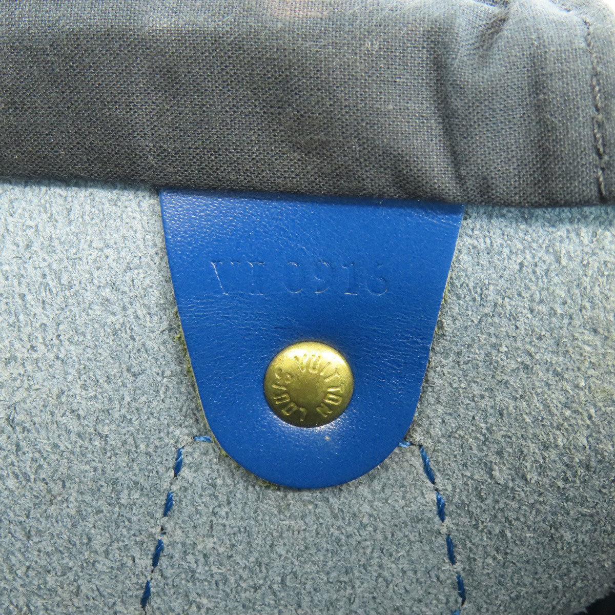 LOUIS VUITTON Boston Duffel bag M43005 Epi blue Speedy 30