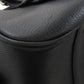 BURBERRY Handbag leather black logo Women Used Authentic