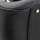 BURBERRY Handbag leather black logo Women Used Authentic