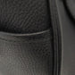 BURBERRY Handbag leather black logo Women Used Authentic