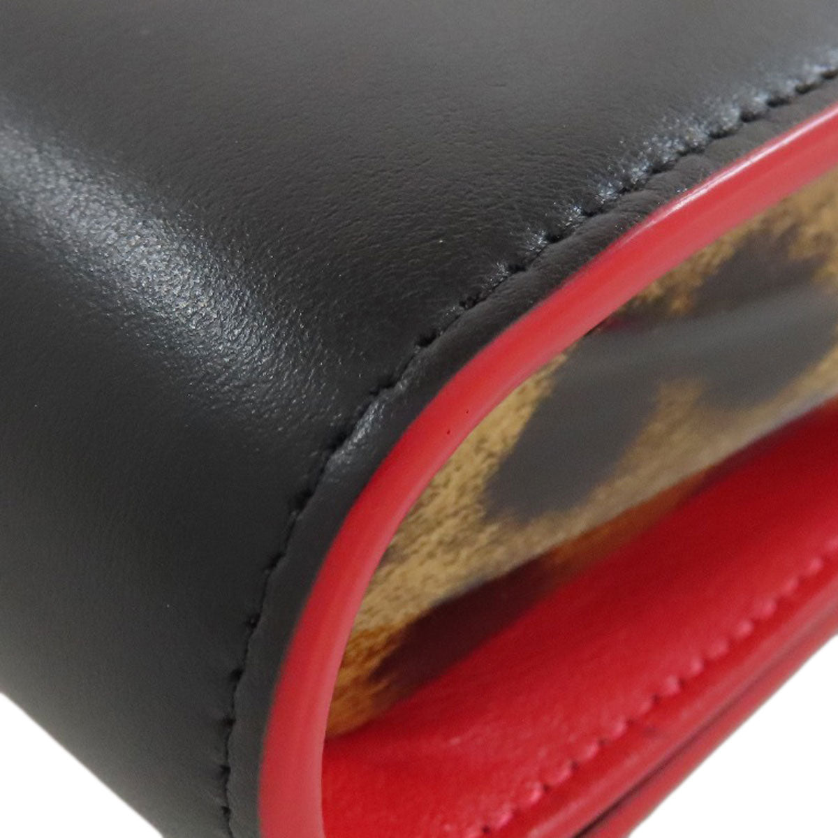 Christian Louboutin Shoulder Bag leather black Studs