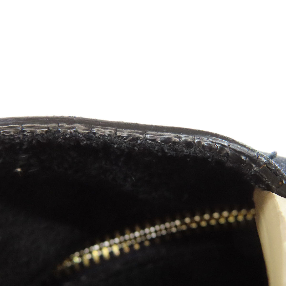 CELINE Tote Bag leather white Ring bag