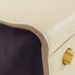 CELINE Tote Bag leather white Ring bag