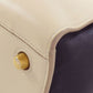 CELINE Tote Bag leather white Ring bag