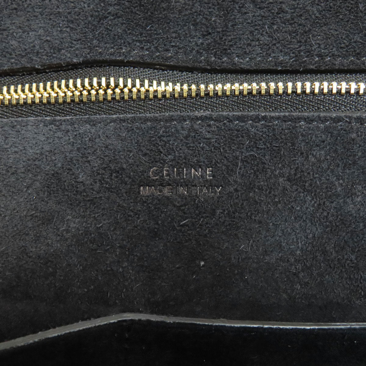 CELINE Tote Bag leather white Ring bag