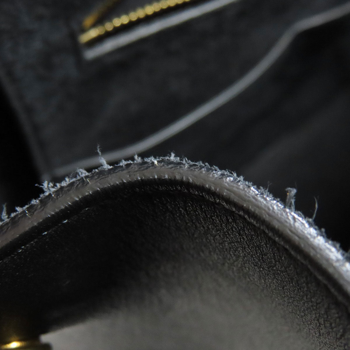 CELINE Tote Bag leather white Ring bag